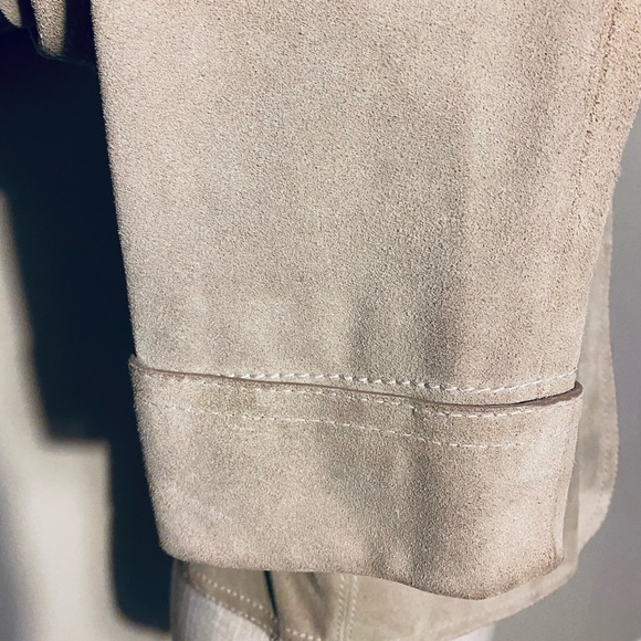 Gucci nude suede moto jacket - Picture 6 of 8